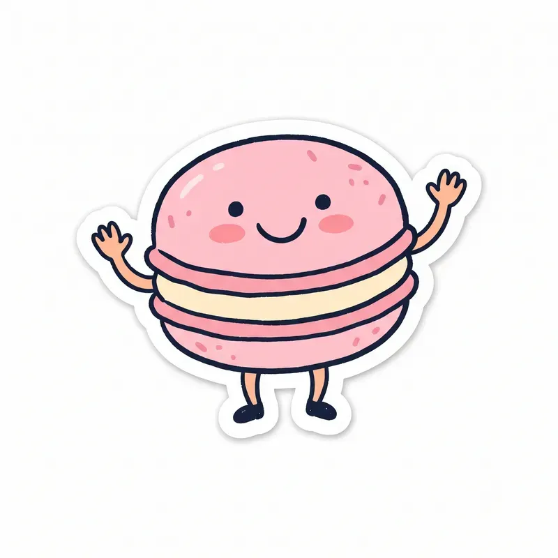 Doodle Dessert Sticker Generator