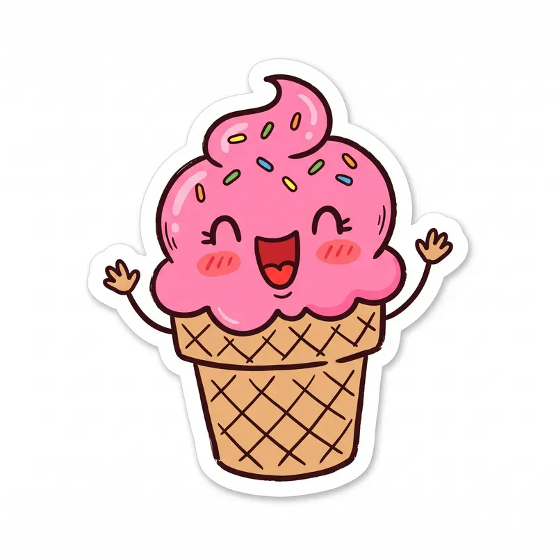 Doodle Dessert Sticker Generator
