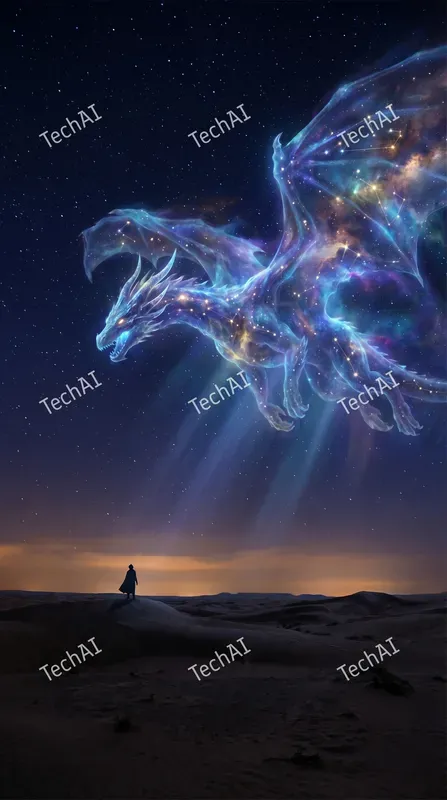 Celestial Bioluminescent Art