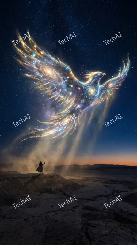 Celestial Bioluminescent Art