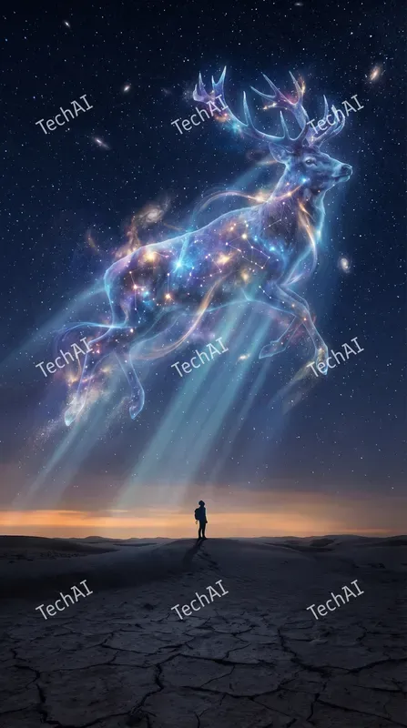 Celestial Bioluminescent Art