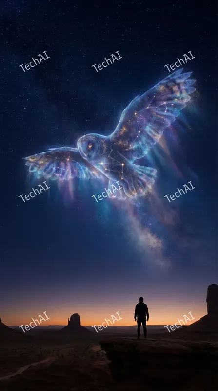 Celestial Bioluminescent Art