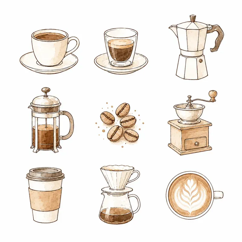 Minimalist Handdrawn Icons Pack Studios