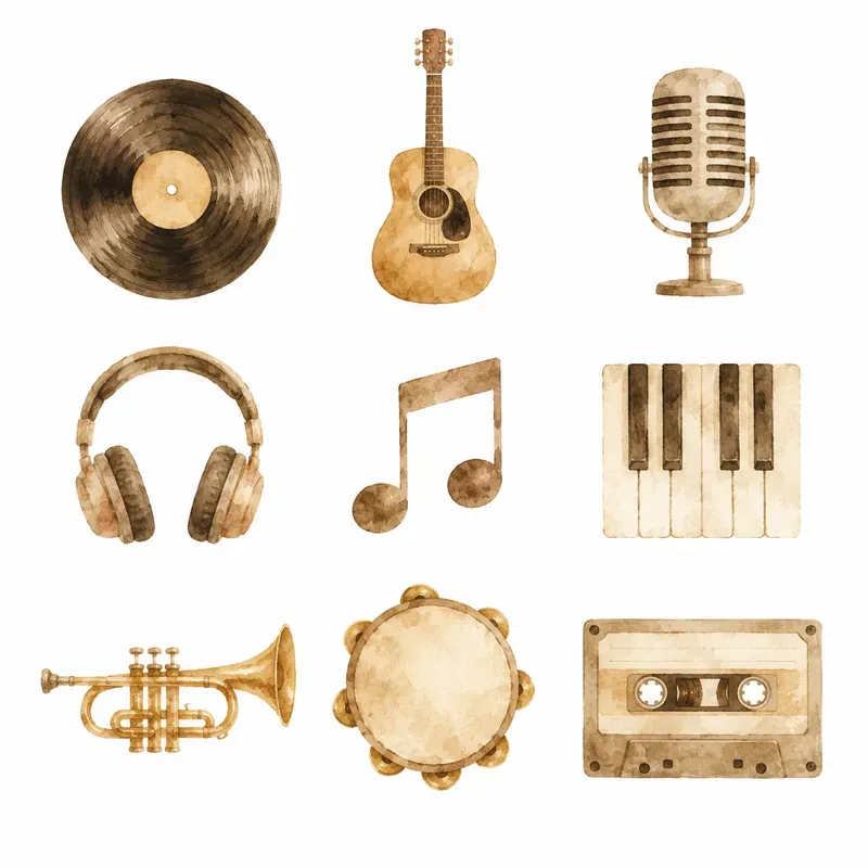 Minimalist Handdrawn Icons Pack Studios