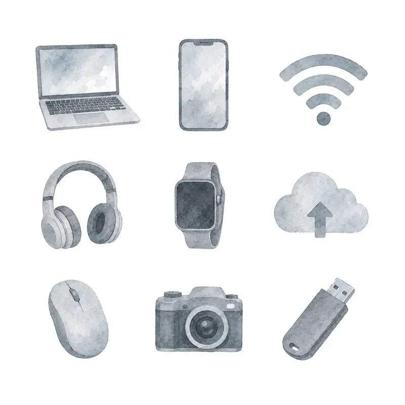 Minimalist Handdrawn Icons Pack Studios