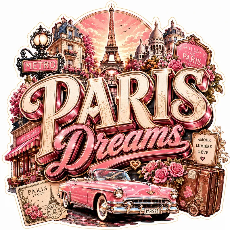 Urban Destination Sticker Generator