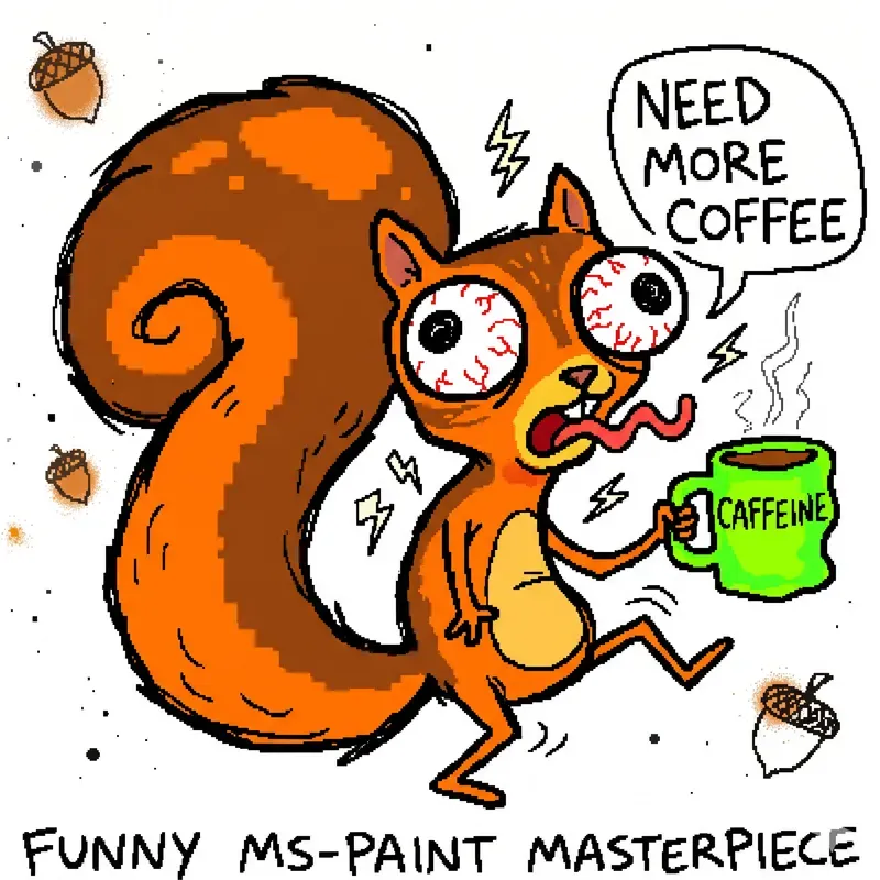 Mspaint Style Meme Parody Graphics