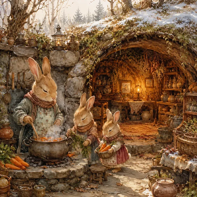 Glow Woodland Kitchen Tales Watercolors