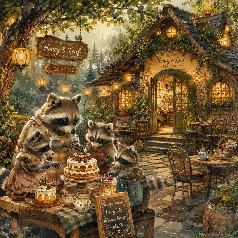 Glow Woodland Kitchen Tales Watercolors
