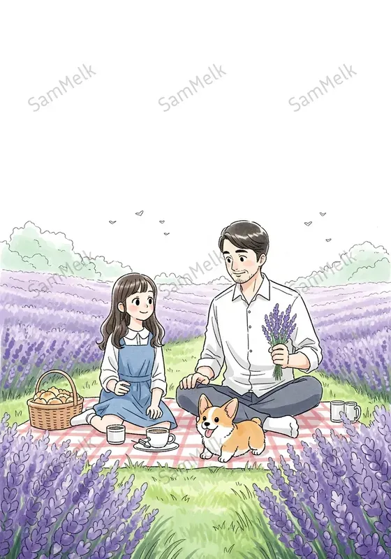 Gentle Korean Storybook Illustrations