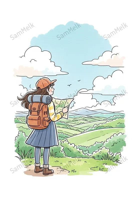Gentle Korean Storybook Illustrations