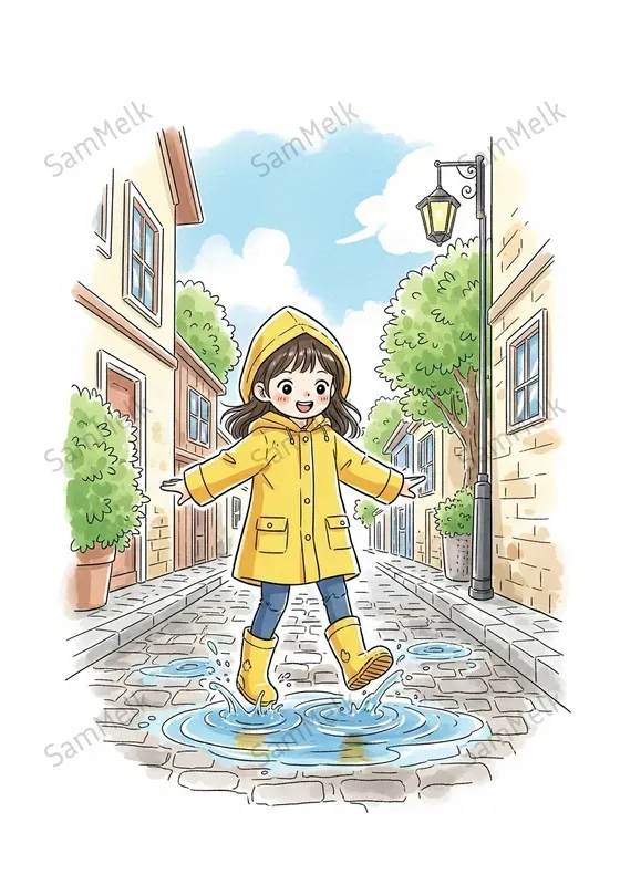 Gentle Korean Storybook Illustrations