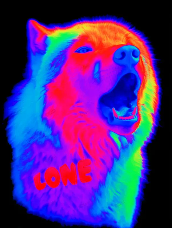 Neon Heatmap Tshirts Art
