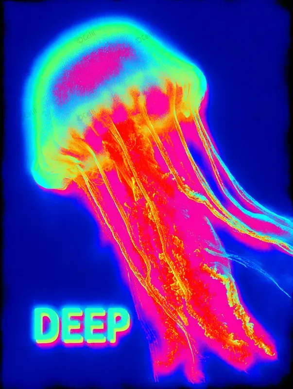 Neon Heatmap Tshirts Art