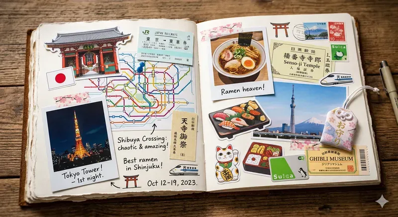 Beautiful Travel Scrapbooks