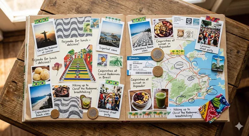 Beautiful Travel Scrapbooks