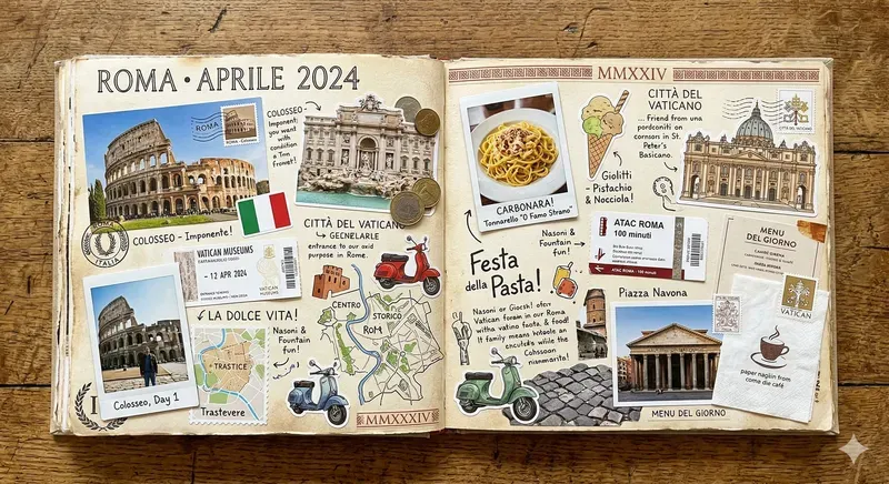 Beautiful Travel Scrapbooks