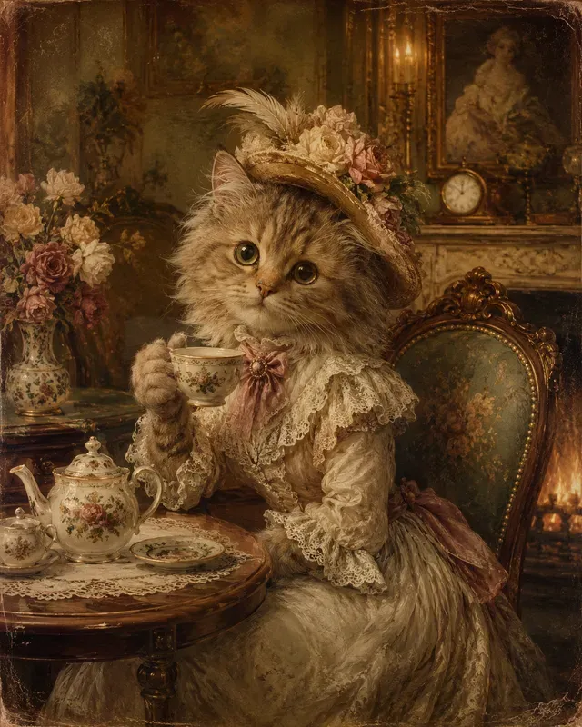 Cute Vintage Animal Portraits