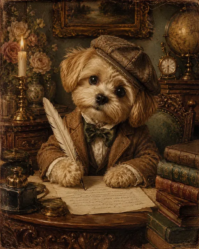 Cute Vintage Animal Portraits