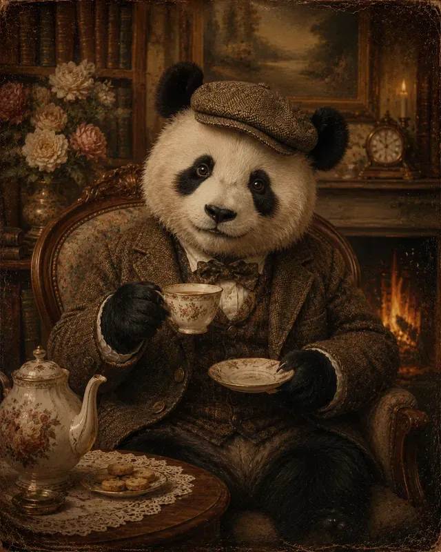 Cute Vintage Animal Portraits