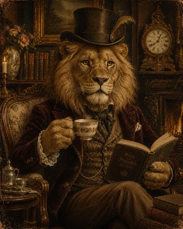 Cute Vintage Animal Portraits