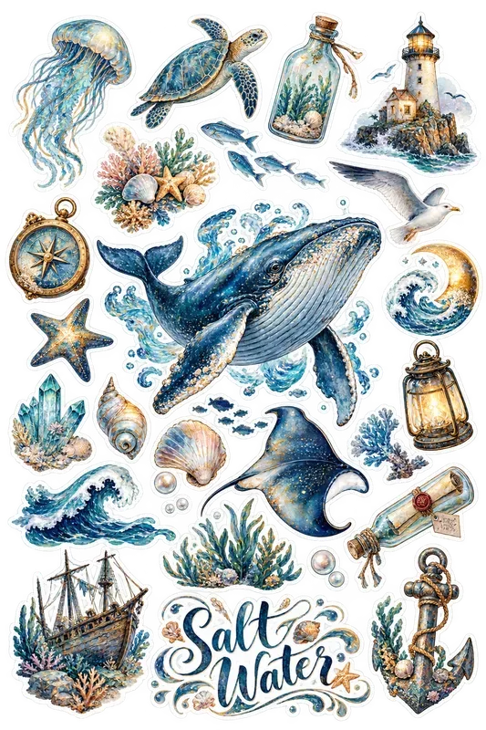 Cozy Watercolor Sticker Set Creator