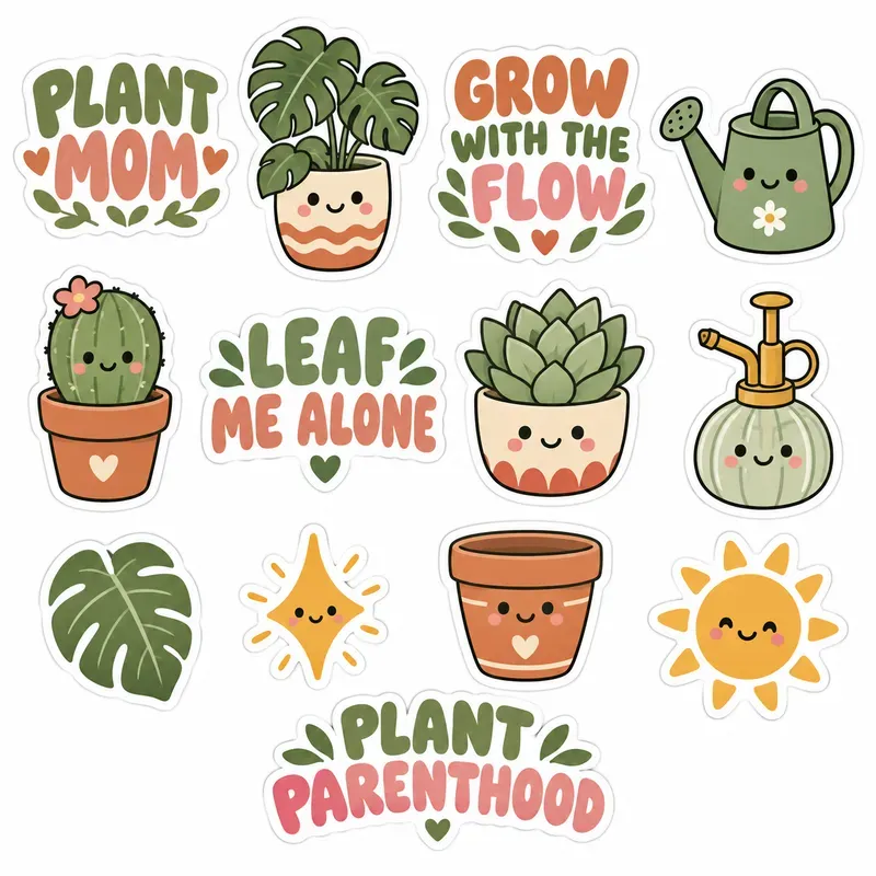 Cozy Coffee Shop Sticker Pack Generator
