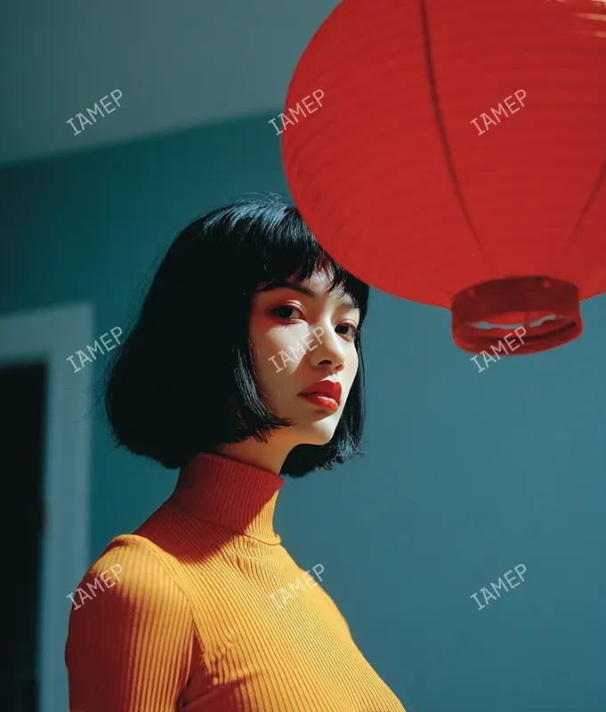 Free Cinematic Colorblock Portraits