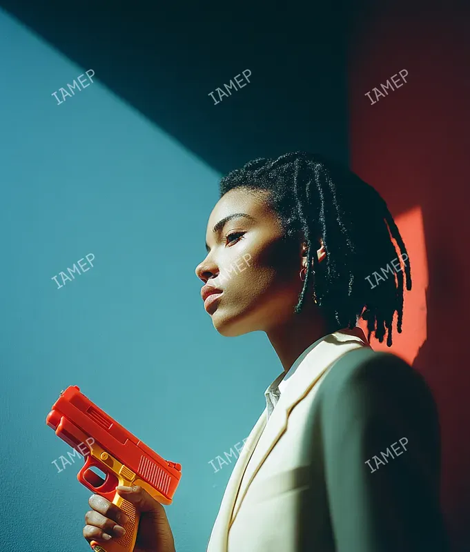 Free Cinematic Colorblock Portraits