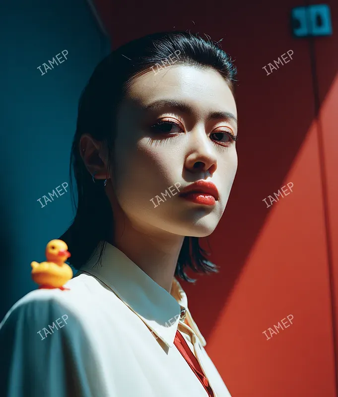 Free Cinematic Colorblock Portraits