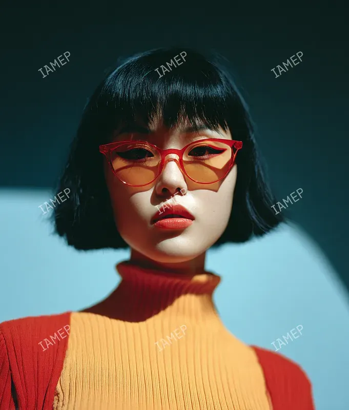 Free Cinematic Colorblock Portraits