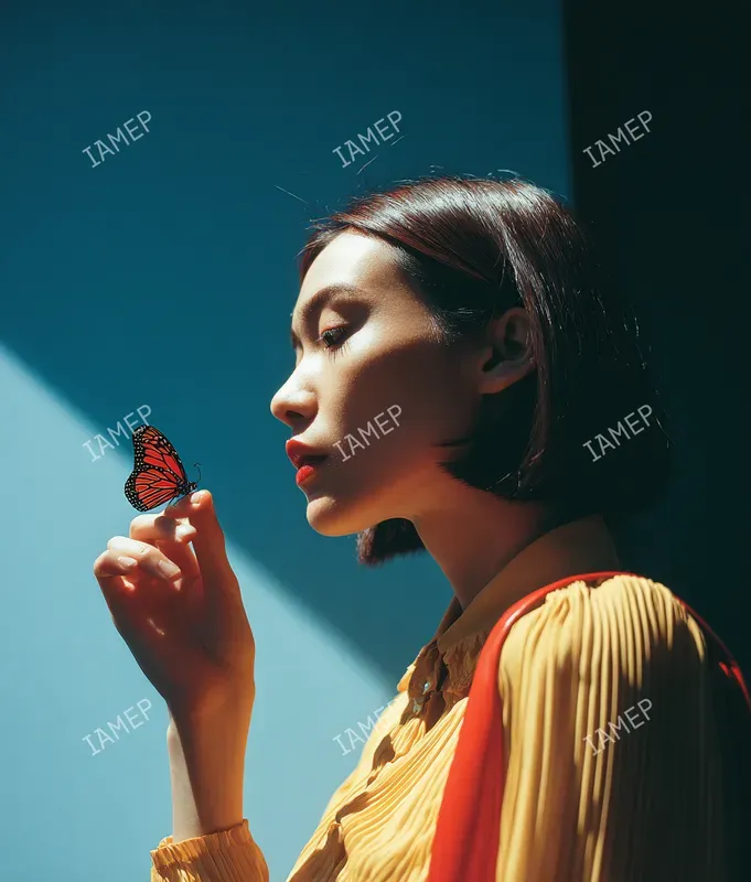 Free Cinematic Colorblock Portraits