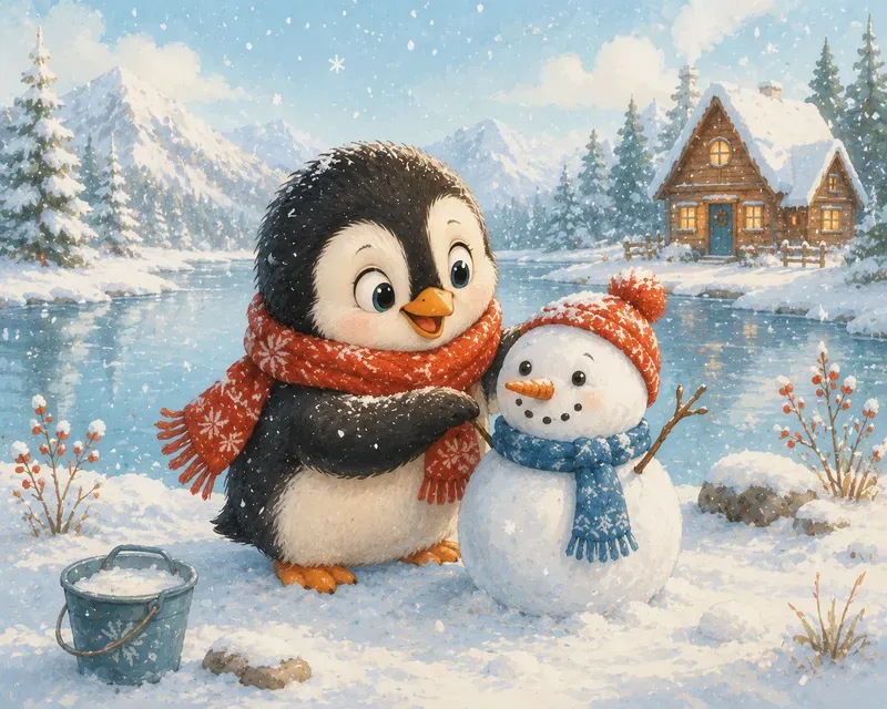 Whimsical Storybook Character Scenes