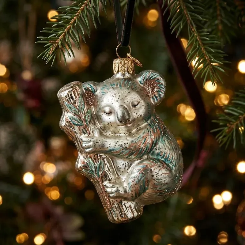 Mercury Glass Ornament Figures