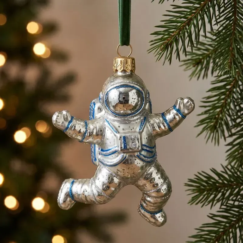 Mercury Glass Ornament Figures