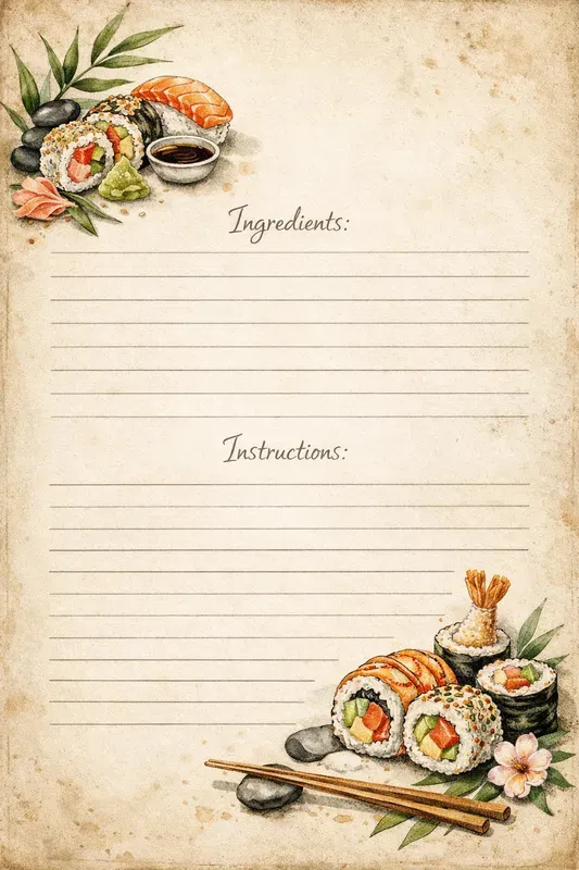 Viral Aesthetic Recipe Cards