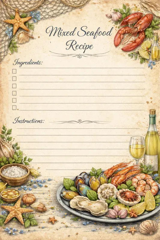 Viral Aesthetic Recipe Cards