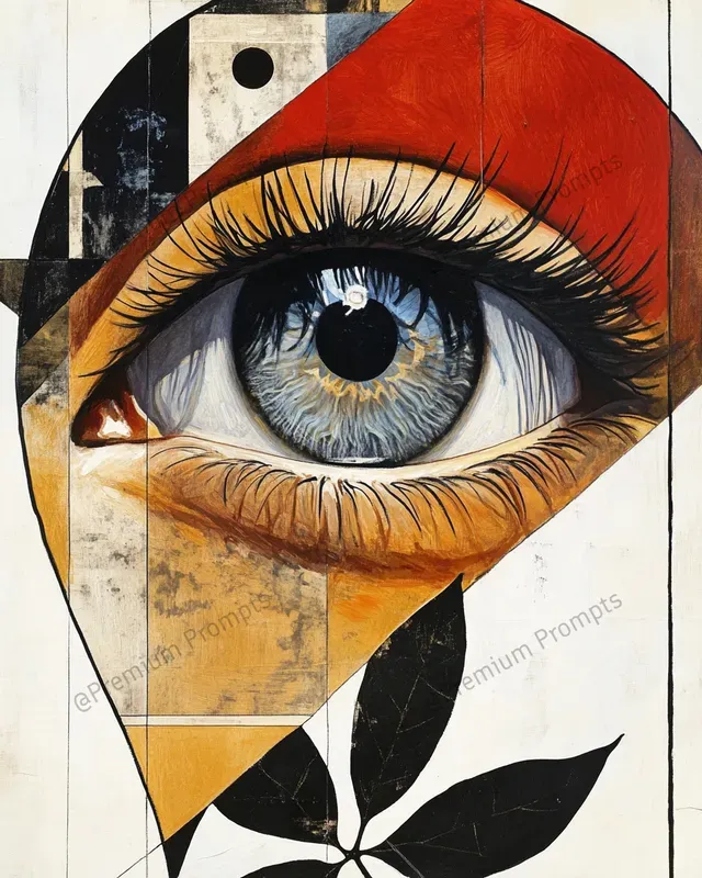 Abstract Scandinavian Folk Art Paintings