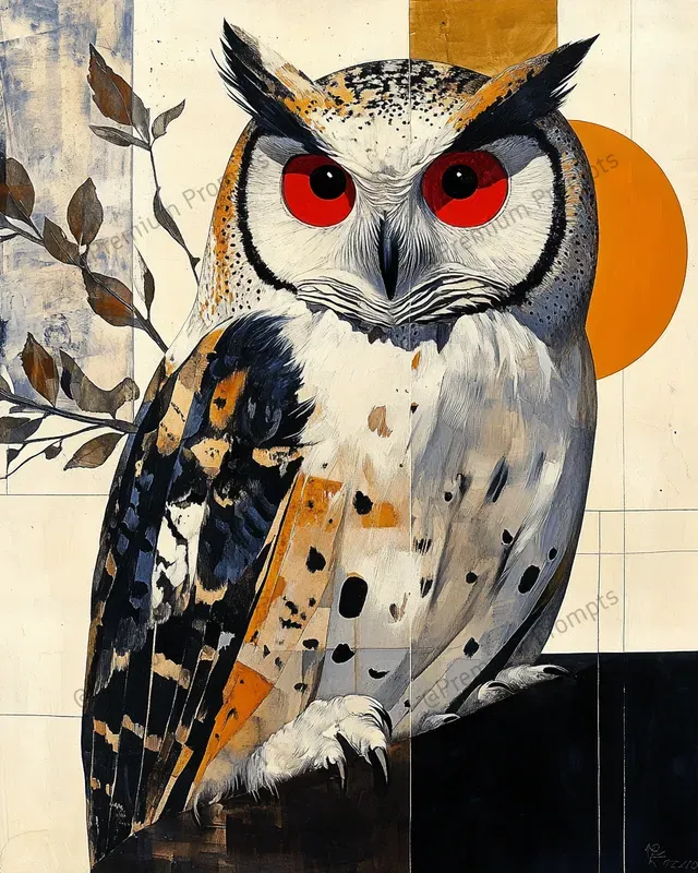 Abstract Scandinavian Folk Art Paintings