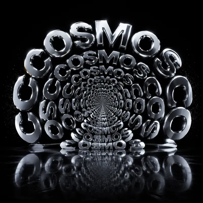 3D Spiral Typography Illusions