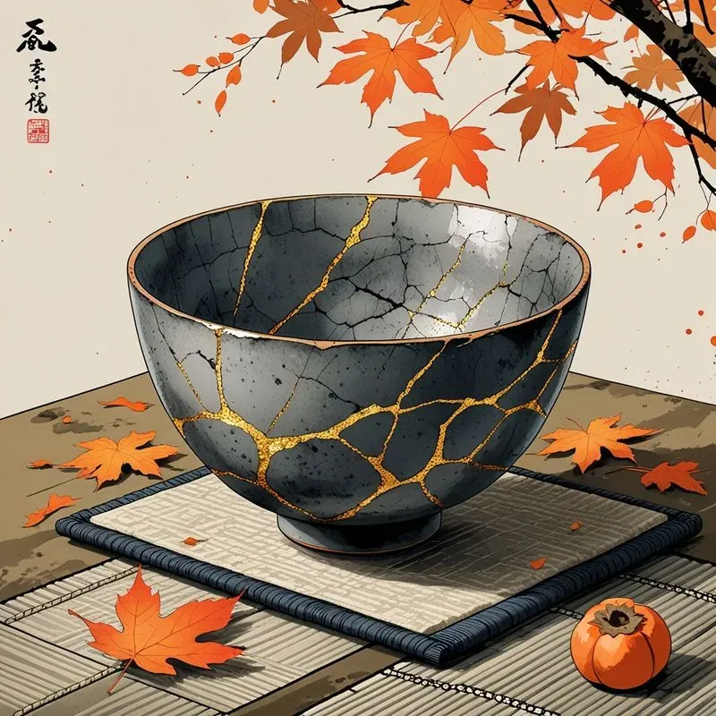 Japanese Wabisabi Objects Traditional