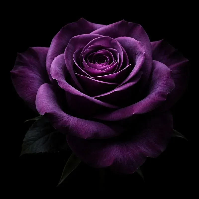 Dark Floral Studio Portraits