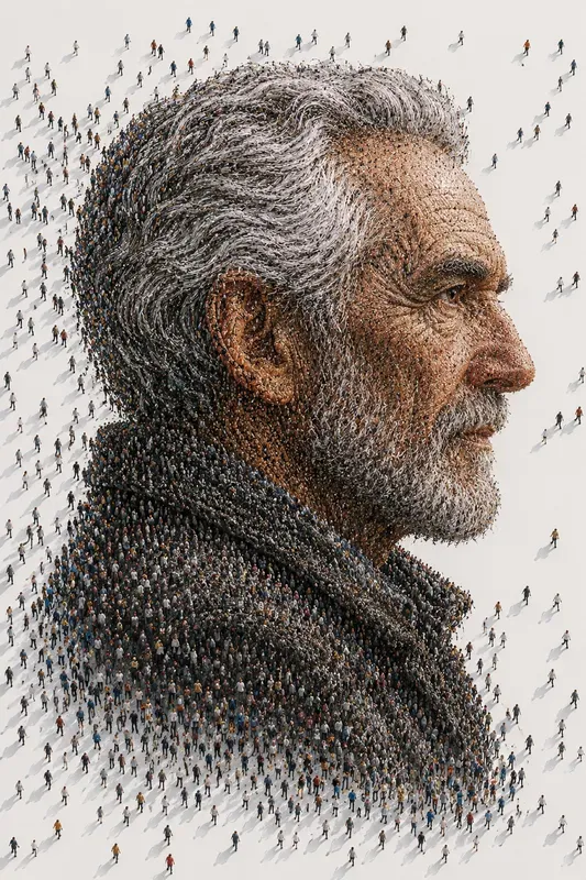 Human Swarm Portrait Generator