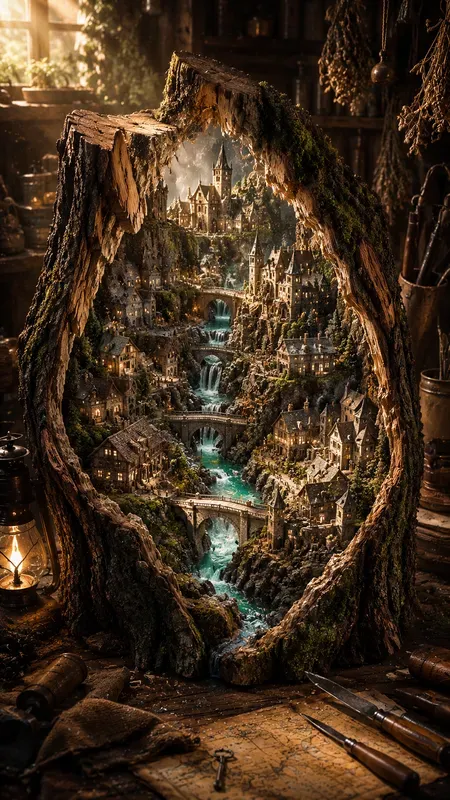 Hidden Realms In Miniature
