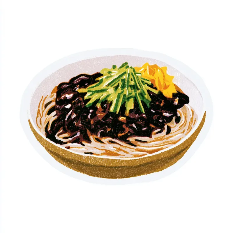 Retro Korean Food Stickers