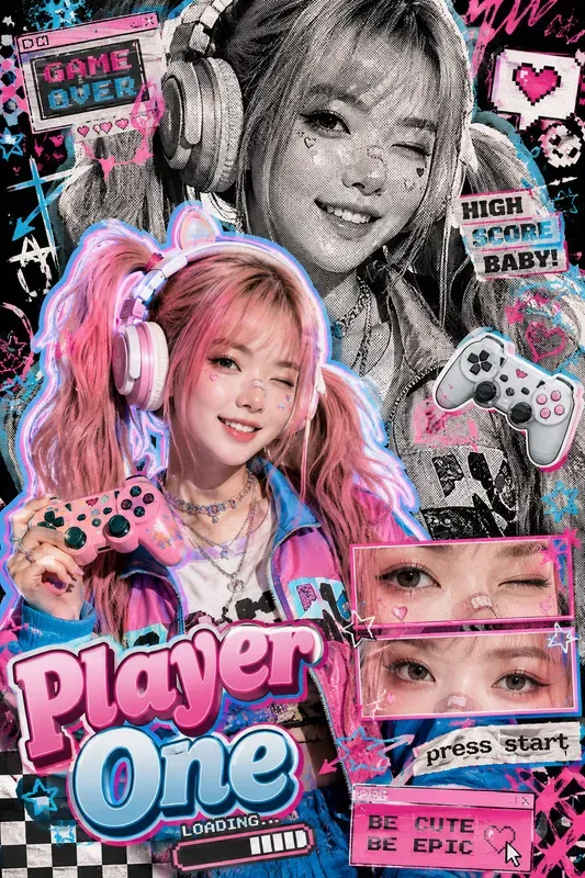 Y2k Pop Idol Scrapbook Collages
