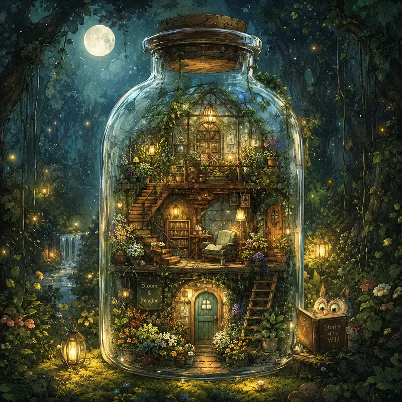 Cozy Miniature Fantasy Worlds