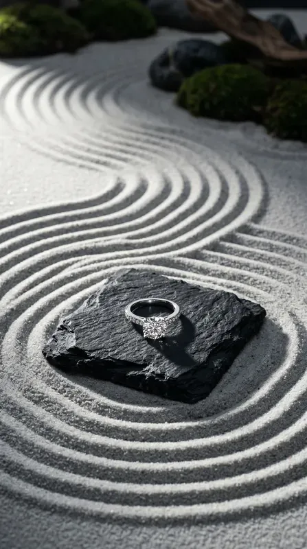 Modern Zen Geometric Sand Lenses