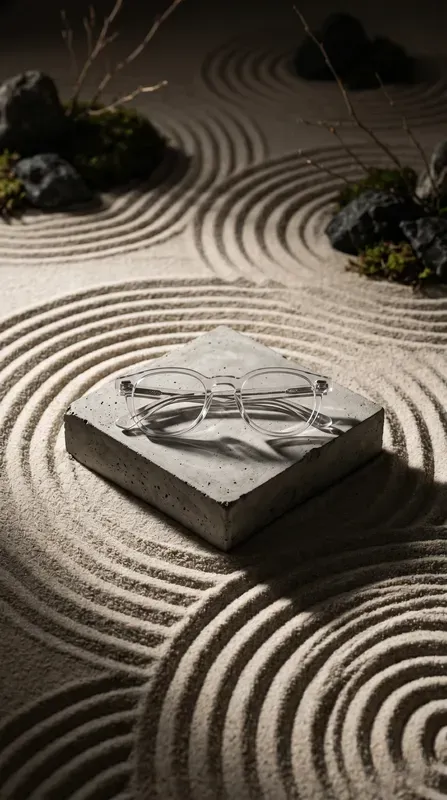 Modern Zen Geometric Sand Lenses