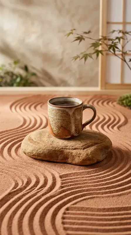 Modern Zen Geometric Sand Lenses